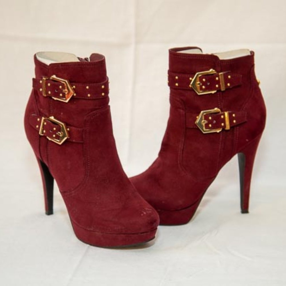 GUESS Ankle Platform Booties